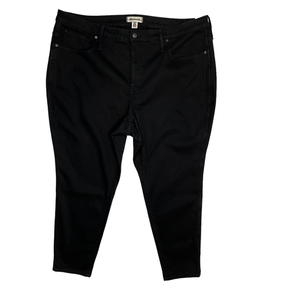 Madewell Plus 10" High-Rise Skinny Jeans in Black Instacozy Edition Size 26W - Picture 5 of 7